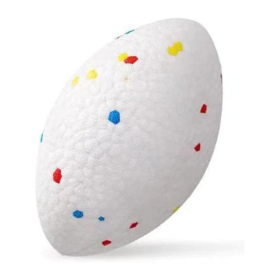Dog Molars Pet Toy Ball Interactive Training Pet Play Ball Chew Molar Tooth Cleaning Toys Bite Resistant Dog Toys (Option: Small Rugby)