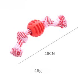 Chew Toys Molar Toy Cute Dog Toys With Ropes Chew Toys Dog Soft Durable Dog Chew Toys Cleaning Teeth And Protects Oral Health Blue (Option: Red)