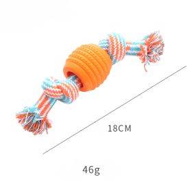 Chew Toys Molar Toy Cute Dog Toys With Ropes Chew Toys Dog Soft Durable Dog Chew Toys Cleaning Teeth And Protects Oral Health Blue (Option: Orange)